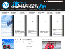 Tablet Screenshot of katamaran.hu